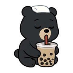 [LINEスタンプ] 台湾ツキノワグマ狂想曲