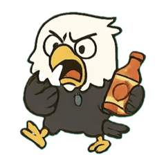 [LINEスタンプ] アメリカハクトウワシ狂想曲