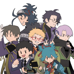 [LINEスタンプ] ［刀剣乱舞］日本号と縁ある刀剣
