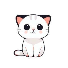[LINEスタンプ] かわいいニャンコの日常風景1