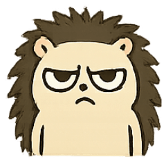 [LINEスタンプ] トゲトゲポコのぶすっと日常
