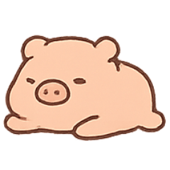 [LINEスタンプ] ぐでぶたZozoのまったり日常