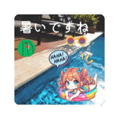 [LINEスタンプ] #花火 *move