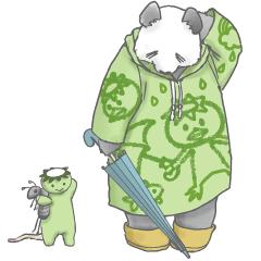 [LINEスタンプ] パンダとコアリクイ♢感情を伝える