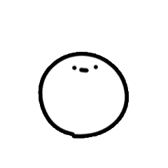 [LINEスタンプ] 動いて愛おしいまるいの
