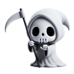 [LINEスタンプ] 死神が隣にいる