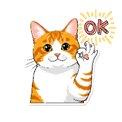 [LINEスタンプ] 白茶猫シーちゃんの鳴き声3