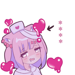 [LINEスタンプ] ヤンデレっ子4 (本音猫Ver.)カスタム