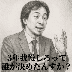 [LINEスタンプ] デッサンひろゆき-新人