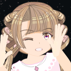 [LINEスタンプ] ツインドリルの少女