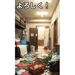 [LINEスタンプ] 汚部屋コレクション