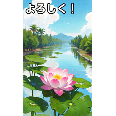 [LINEスタンプ] 蓮の花コレクション