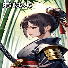 [LINEスタンプ] 女武芸者