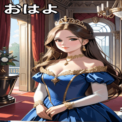 [LINEスタンプ] 王家の姫君