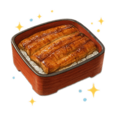 [LINEスタンプ] 夏のごちそう、いただきます！