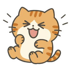 [LINEスタンプ] 茶トラ猫のダジャレスタンプ