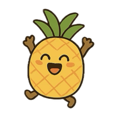 [LINEスタンプ] パイナップル狂想曲
