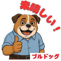 [LINEスタンプ] ブルドッグ の喜怒哀楽スタンプ Vol.6