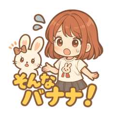 [LINEスタンプ] ぴょんこ先輩たちのポチッとスタンプ