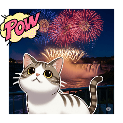 [LINEスタンプ] 猫のなつの風物詩