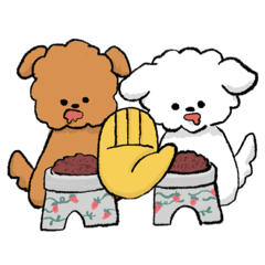 [LINEスタンプ] ビションフリーゼのぽんぽん2