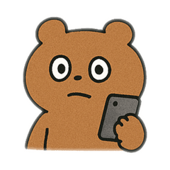 [LINEスタンプ] 「情緒ブレすぎくま」（セリフなしver.）