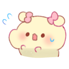 [LINEスタンプ] かわいいふぁふぁ！〜にぎやか〜
