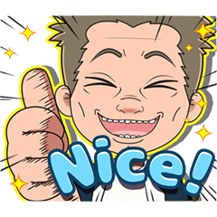 [LINEスタンプ] 顔芸マンの日常