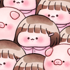 [LINEスタンプ] Annyと赤ちゃんAnny
