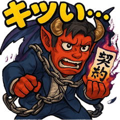 [LINEスタンプ] 社畜モンスターズ
