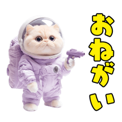[LINEスタンプ] 惑星Xからの物体ねこ