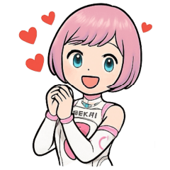[LINEスタンプ] セカイちゃん by perfect world tokyo