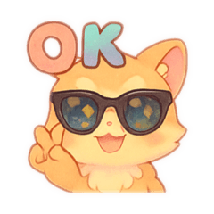 [LINEスタンプ] キラにゃんの日常