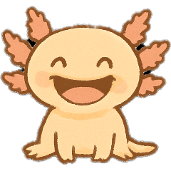 [LINEスタンプ] [アレンジ用]ウーパールーパーの気持ち