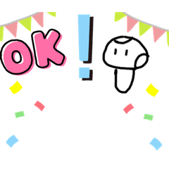 [LINEスタンプ] たっくんきのこ2