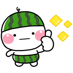[LINEスタンプ] 毎年使える♡夏の輝くフルーツのスタンプ