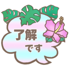 [LINEスタンプ] ハワイがすき！7