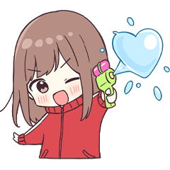[LINEスタンプ] ジャージちゃんとあそぶ夏やすみ