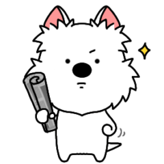 [LINEスタンプ] ゆるいウエスティ6