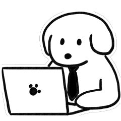 [LINEスタンプ] 低電力犬