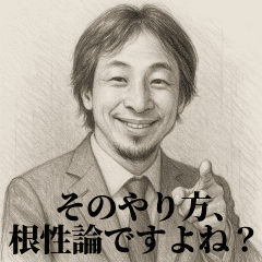 [LINEスタンプ] デッサンひろゆき-部下