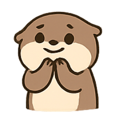 [LINEスタンプ] オタチャン 甘えん坊カワウソの気分劇場