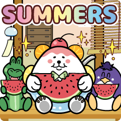 [LINEスタンプ] 僕たちサマーズ！