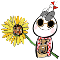 [LINEスタンプ] W. はなちゃん P. 86 まろやかマロンちゃん