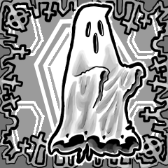 [LINEスタンプ] アンデッド動く⚰️ゴースト毎日使える日常