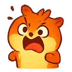 [LINEスタンプ] 爆気ハムスター Mouzi の大暴れ
