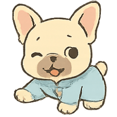 [LINEスタンプ] ねむねむフレブル パジャマ行進