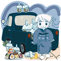 [LINEスタンプ] ナラク ビッグキモノ Ver.BN01
