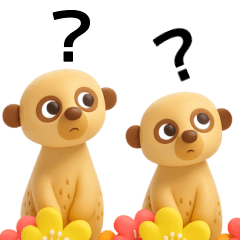[LINEスタンプ] POPな動物✳︎毎日使える3Dスタンプ