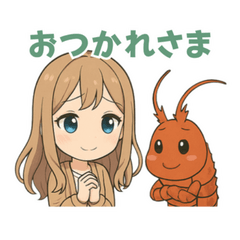 [LINEスタンプ] なかよし海のともだちスタンプ 60